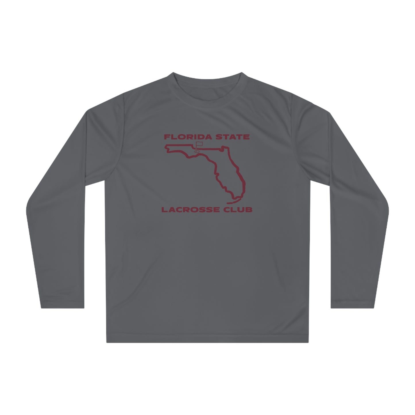 Adult FSU Lacrosse 365 Performance Long Sleeve Shirt