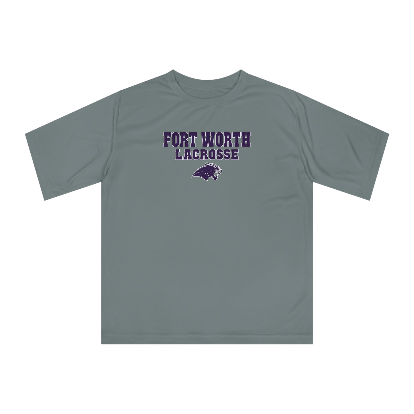 Adult Fort Worth Lacrosse Team 365 Zone Performance T-shirt