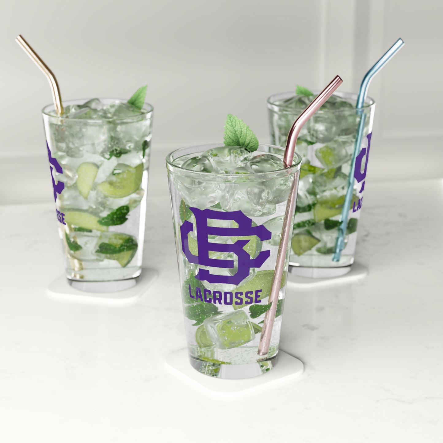 CBHS Lacrosse Pint Glass