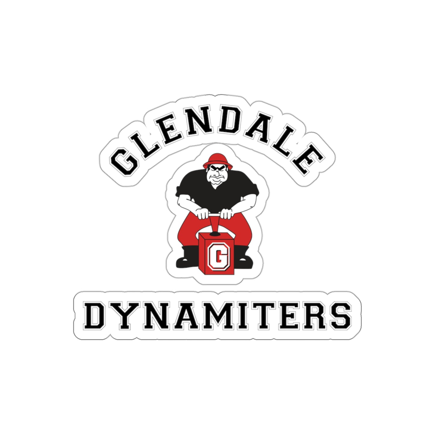 Glendale HS Lacrosse Die-Cut Stickers