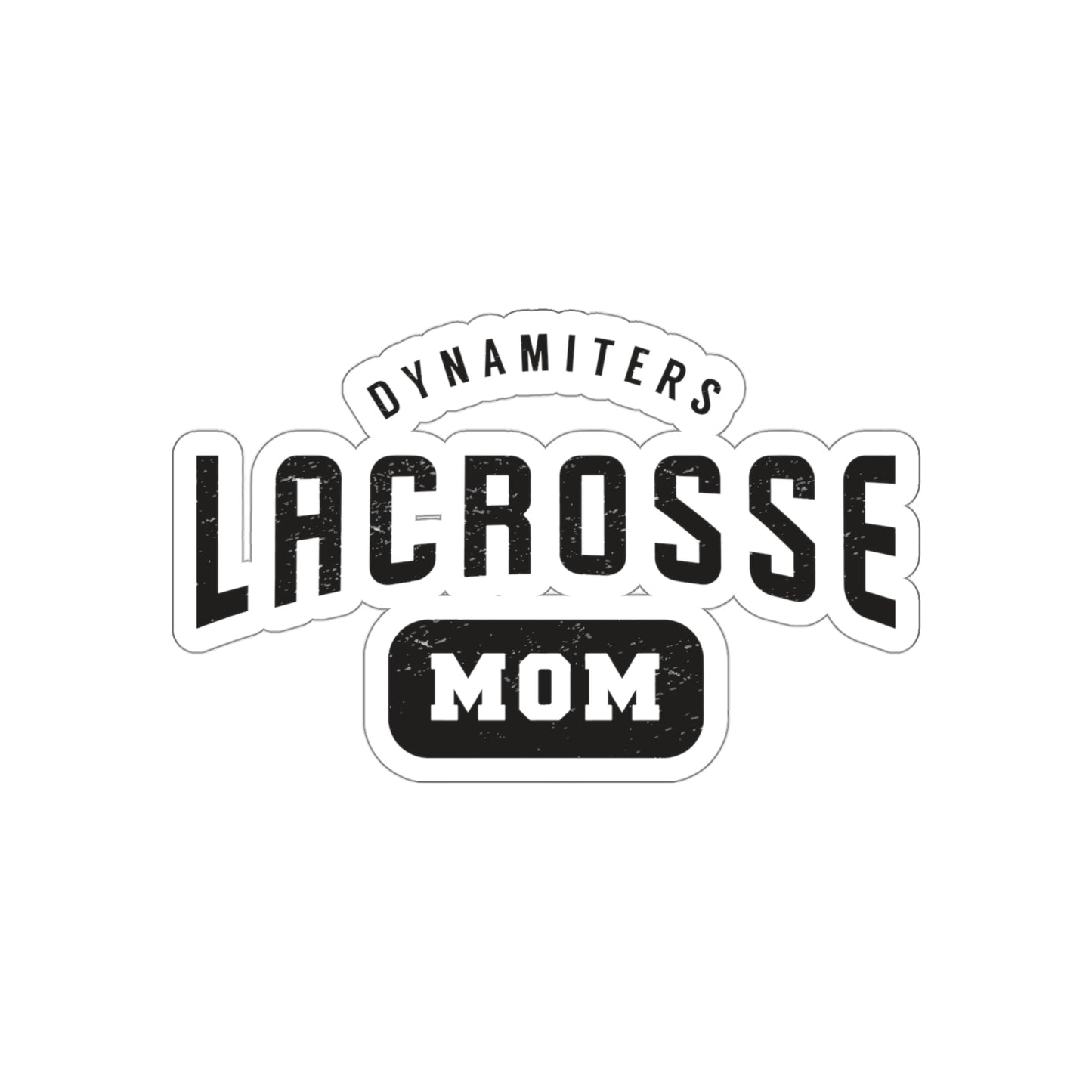 Glendale HS Lacrosse Die-Cut Stickers - Mom