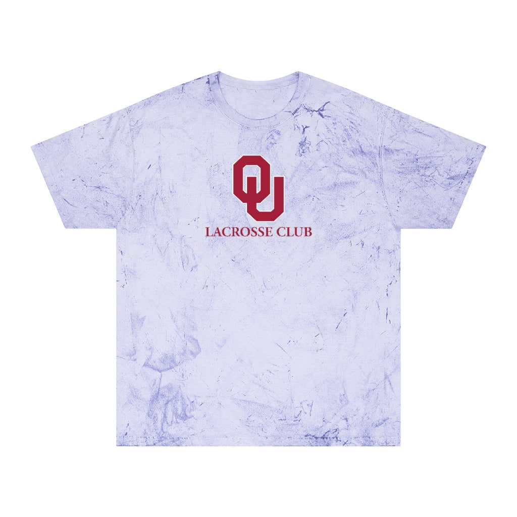Adult Oklahoma University Lacrosse Comfort Colors Blast T-Shirt