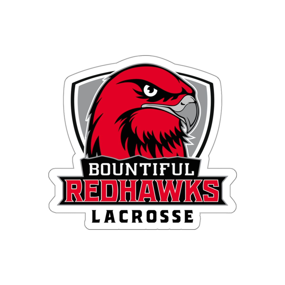 Bountiful Lacrosse Die-Cut Sticker
