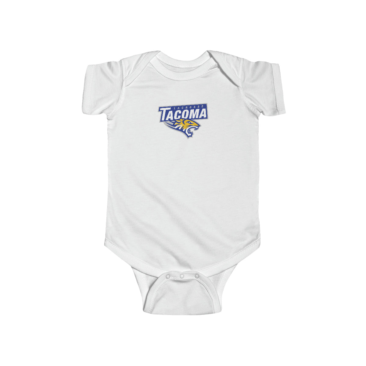 Infant Tacoma Tigers Lacrosse Bella + Canvas Onesie