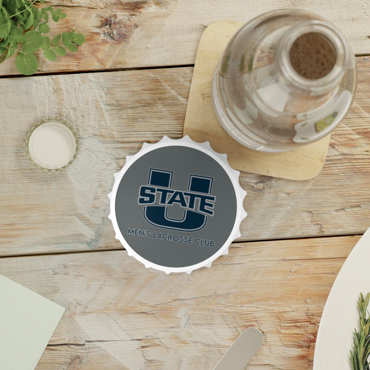 USU Lacrosse Bottle Opener