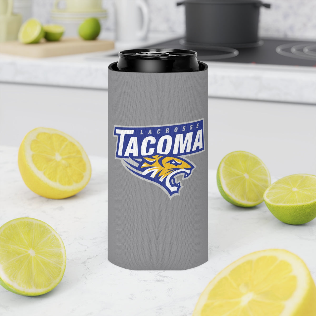 Tacoma Tigers Lacrosse Can Cooler 3-pack