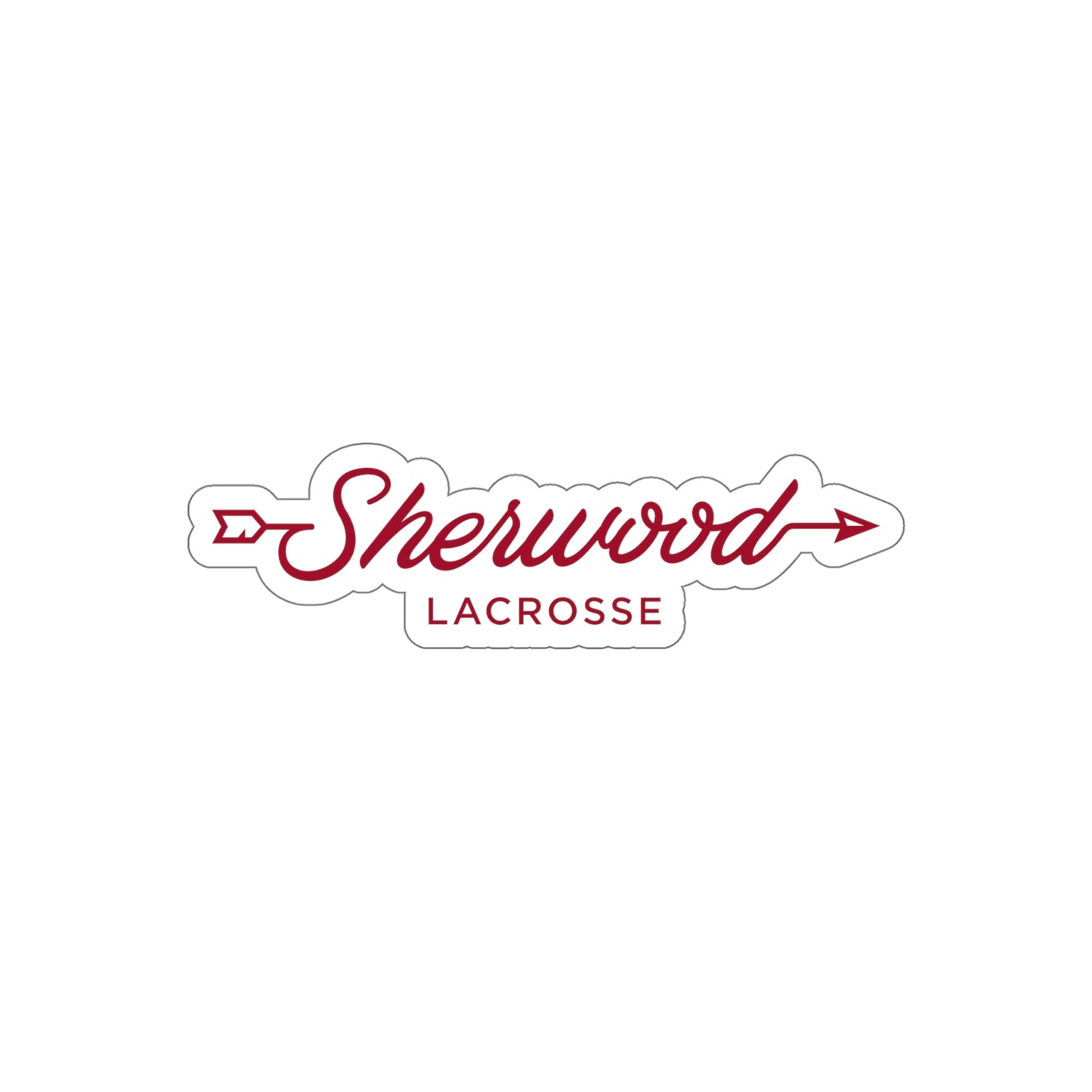 Sherwood Lacrosse Die-Cut Stickers