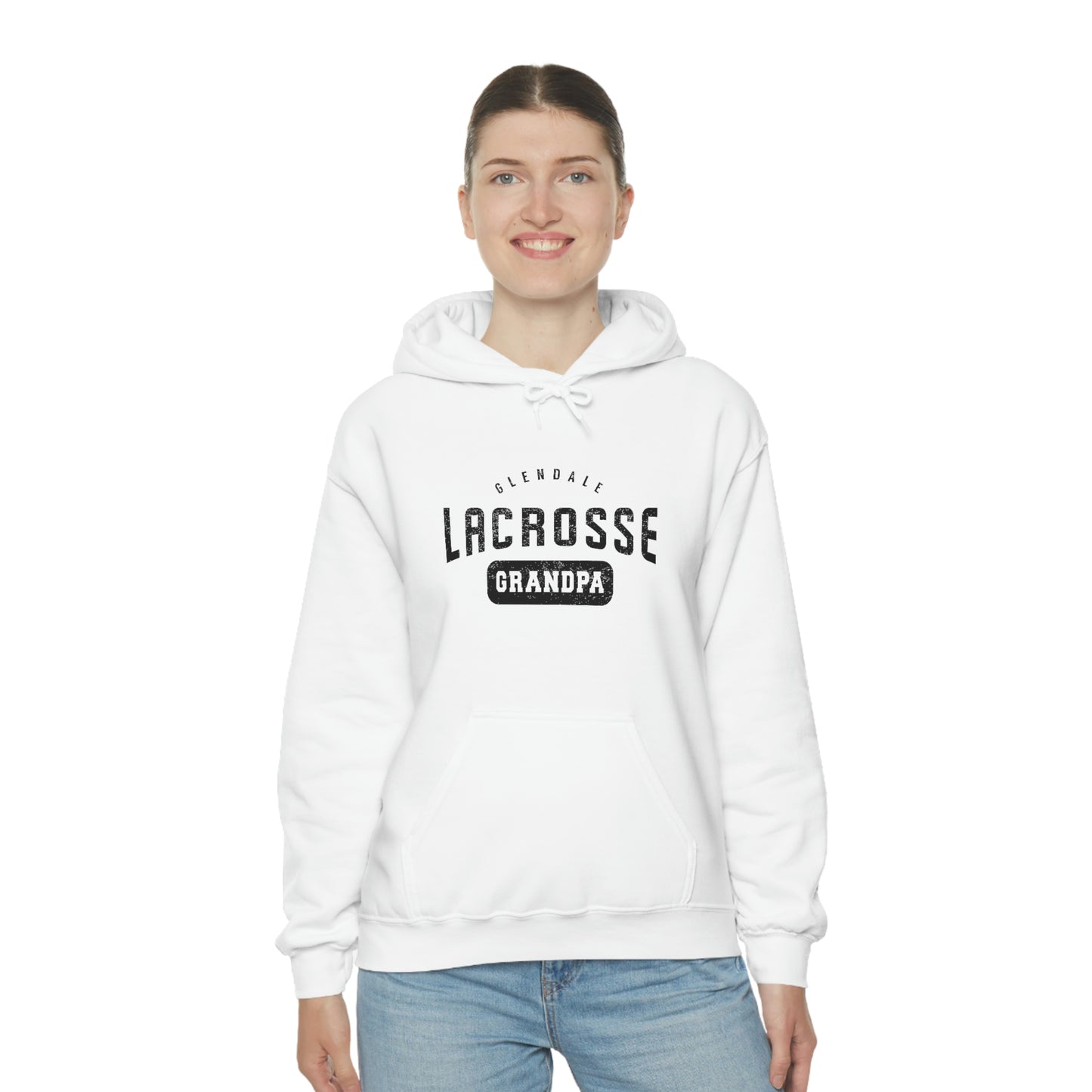 Adult Glendale HS Lacrosse Gildan Heavy Blend™ Hooded Sweatshirt - Grandpa