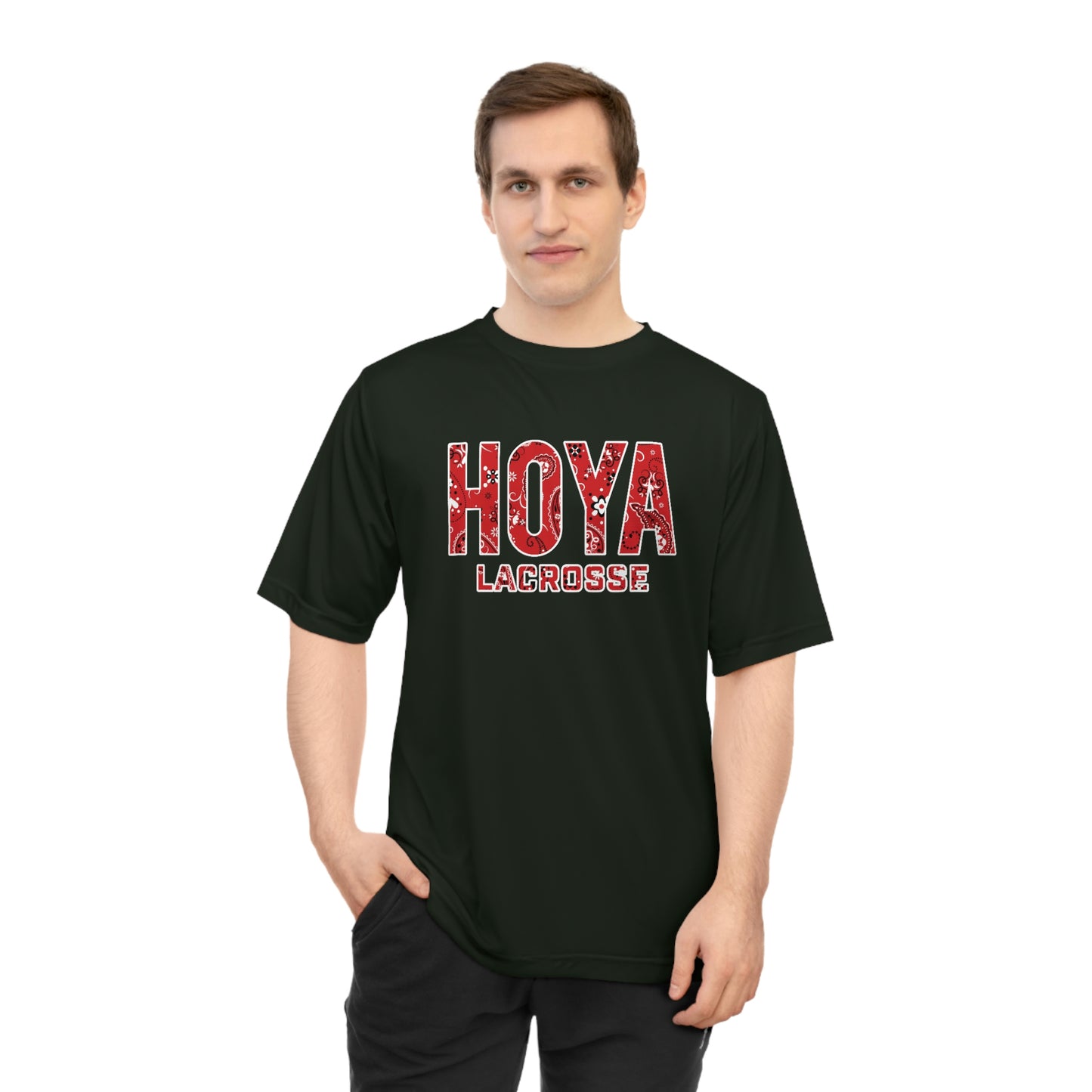 Adult Harrison Hoyas Lacrosse Team 365 Zone Performance T-shirt