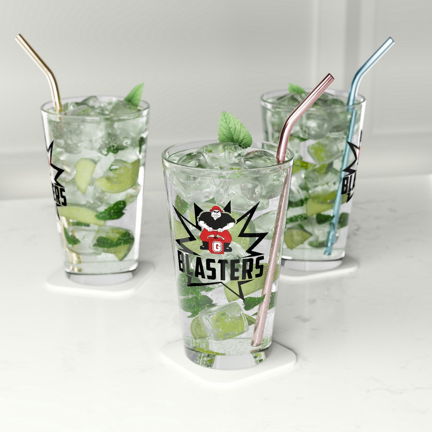 Blasters MS Lacrosse - Pint Glass