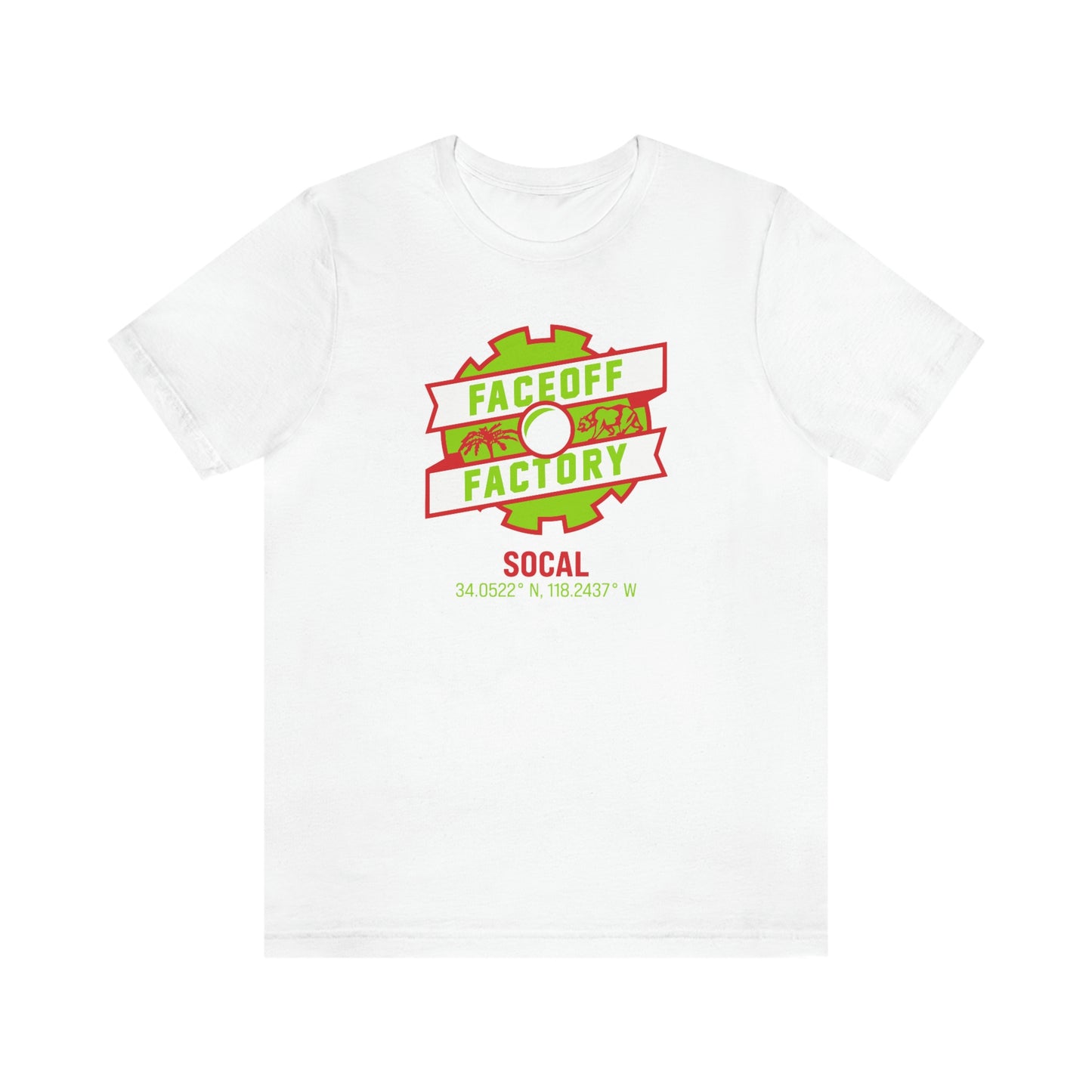 Adult Faceoff Factory Bella + Canvas Short Sleeve Cotton Tee - SOCAL