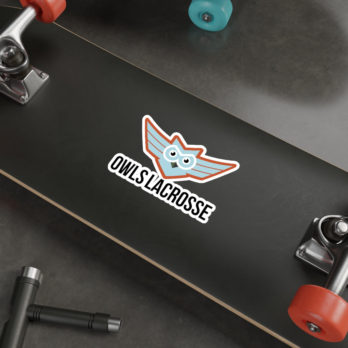OWLS Lacrosse Die-Cut Sticker