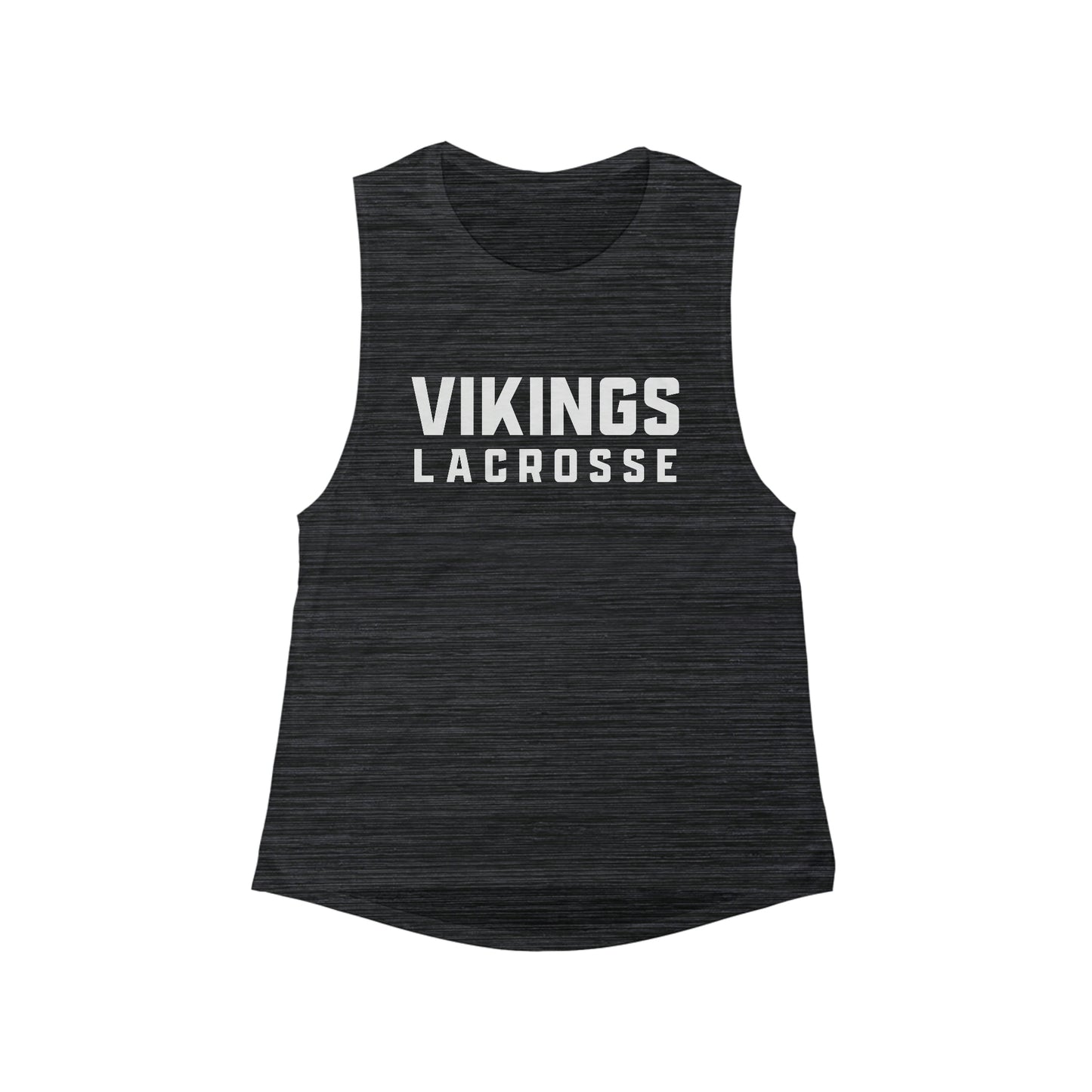 Women's NEHI Lax Bella + Canvas Flowy Scoop Muscle Tank