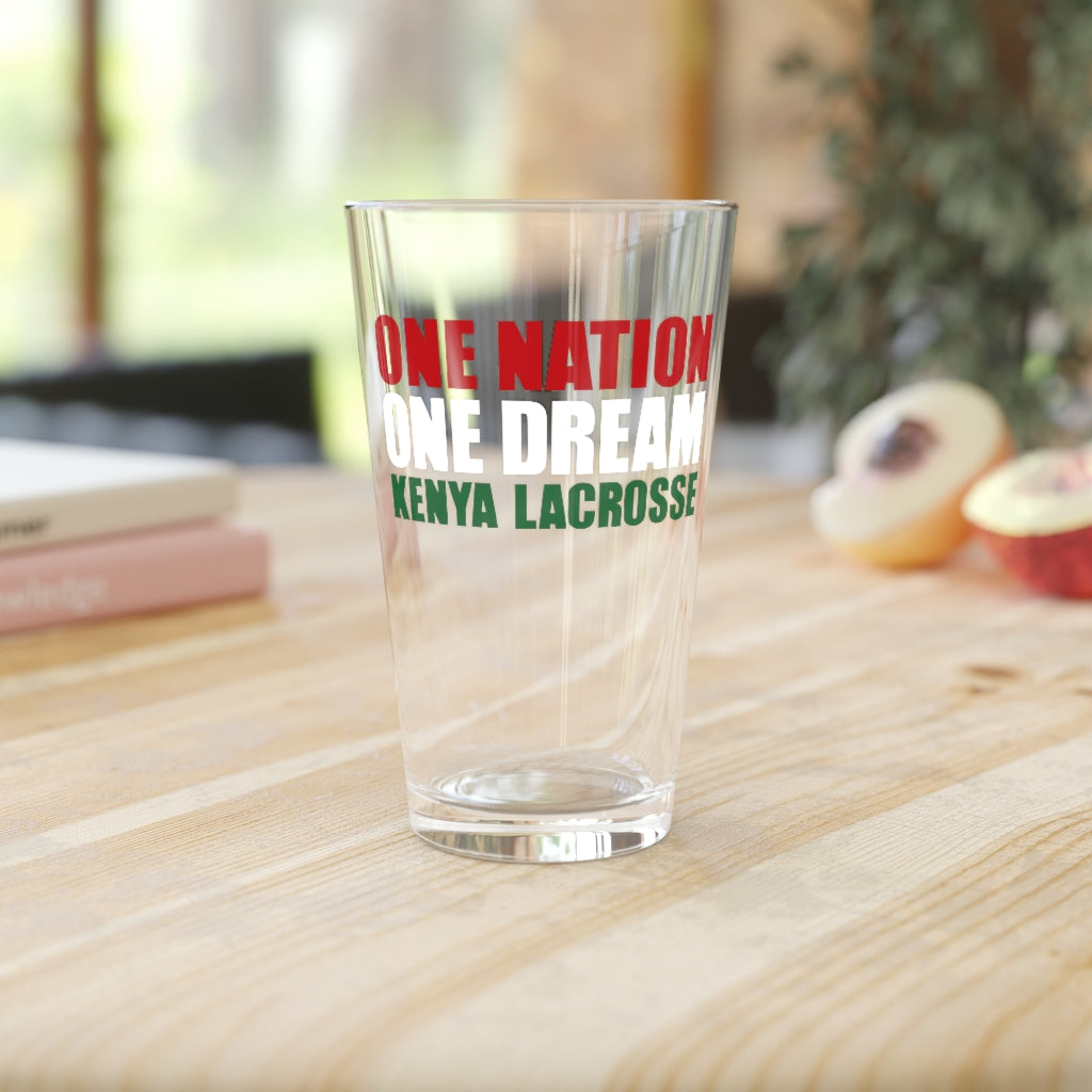 Kenya Lacrosse Pint Glass (16oz)