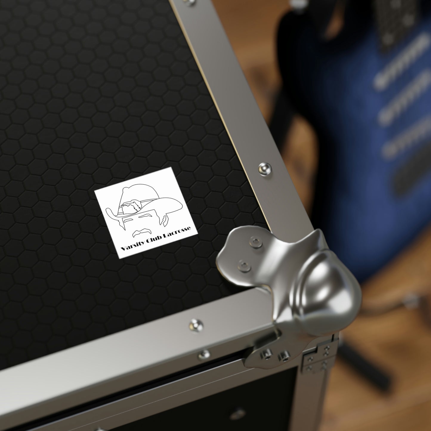 Varsity Club Lacrosse Square Stickers -  Indoor\Outdoor