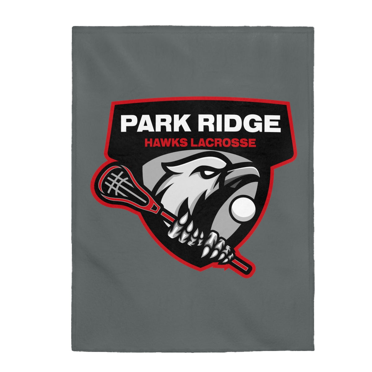 Park Ridge Lacrosse Velveteen Plush Blanket