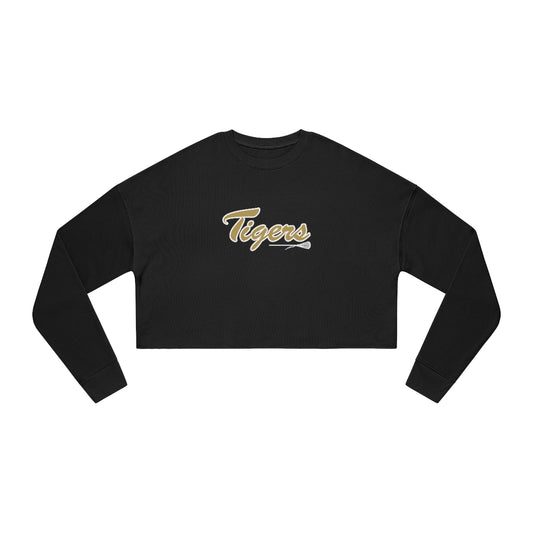 Women's Drip Tigers Lacrosse Bella + Canvas Cropped Sweatshirt