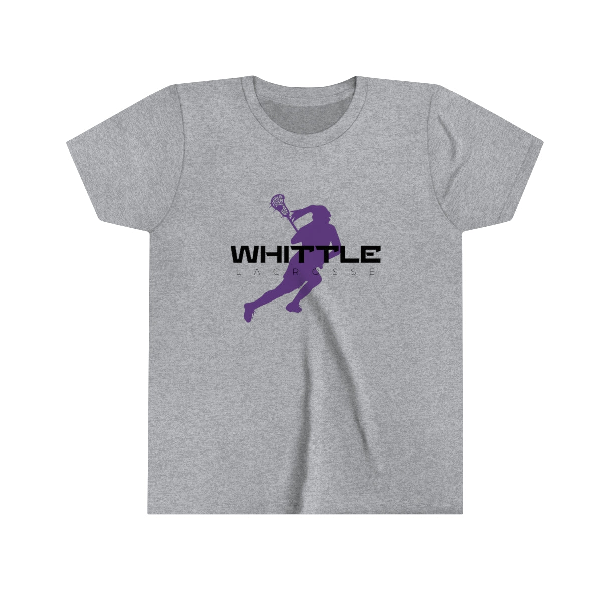 Youth Whittle Lacrosse Bella + Canvas Short Sleeve Tee