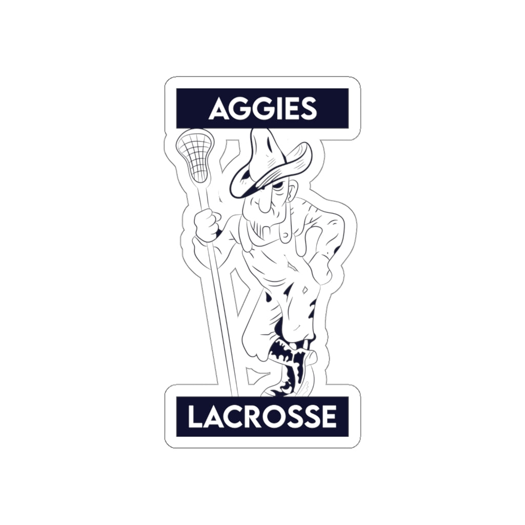 Aggies Lacrosse Die-Cut Sticker