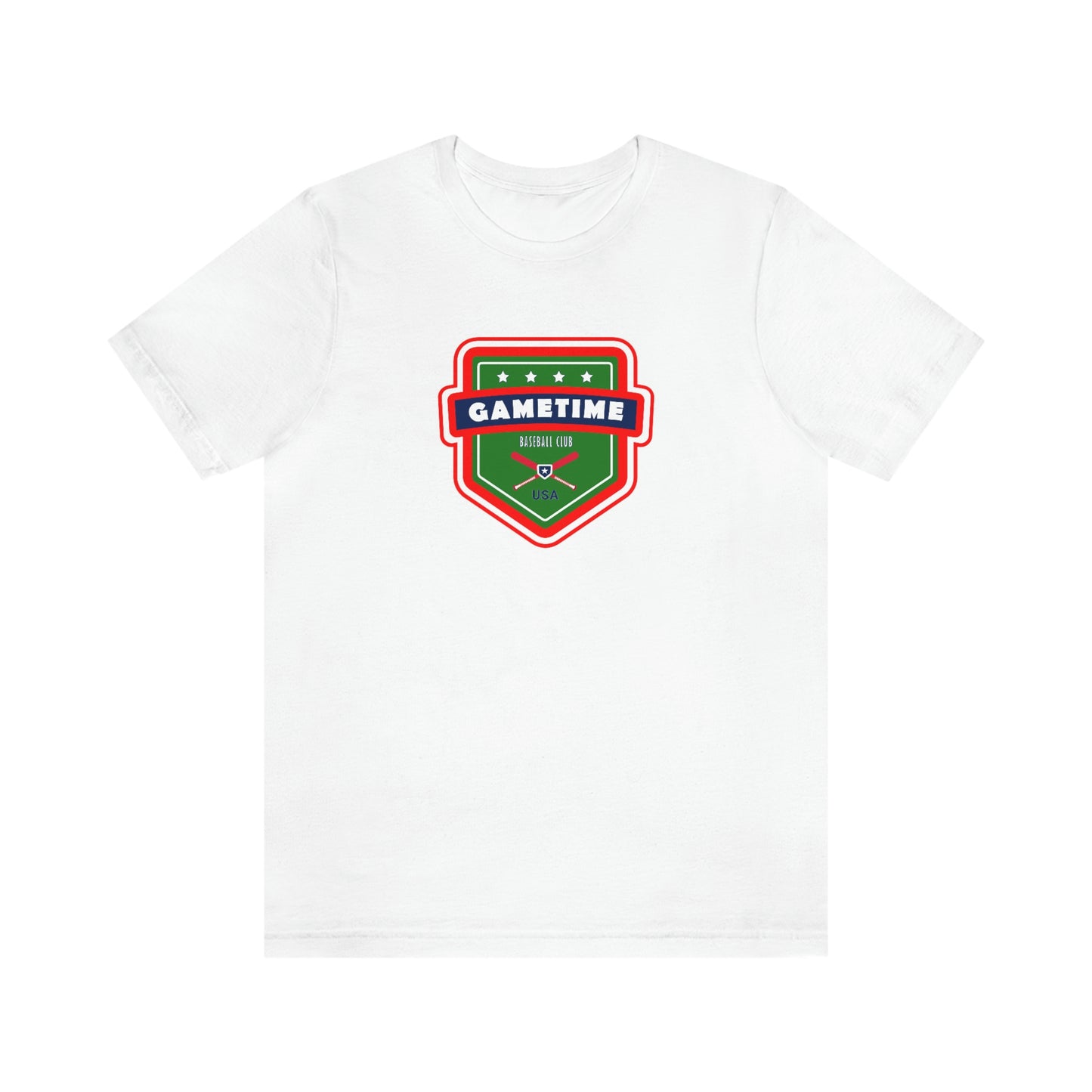 Adult Gametime Baseball Club Bella + Canvas Short Sleeve Cotton Tee