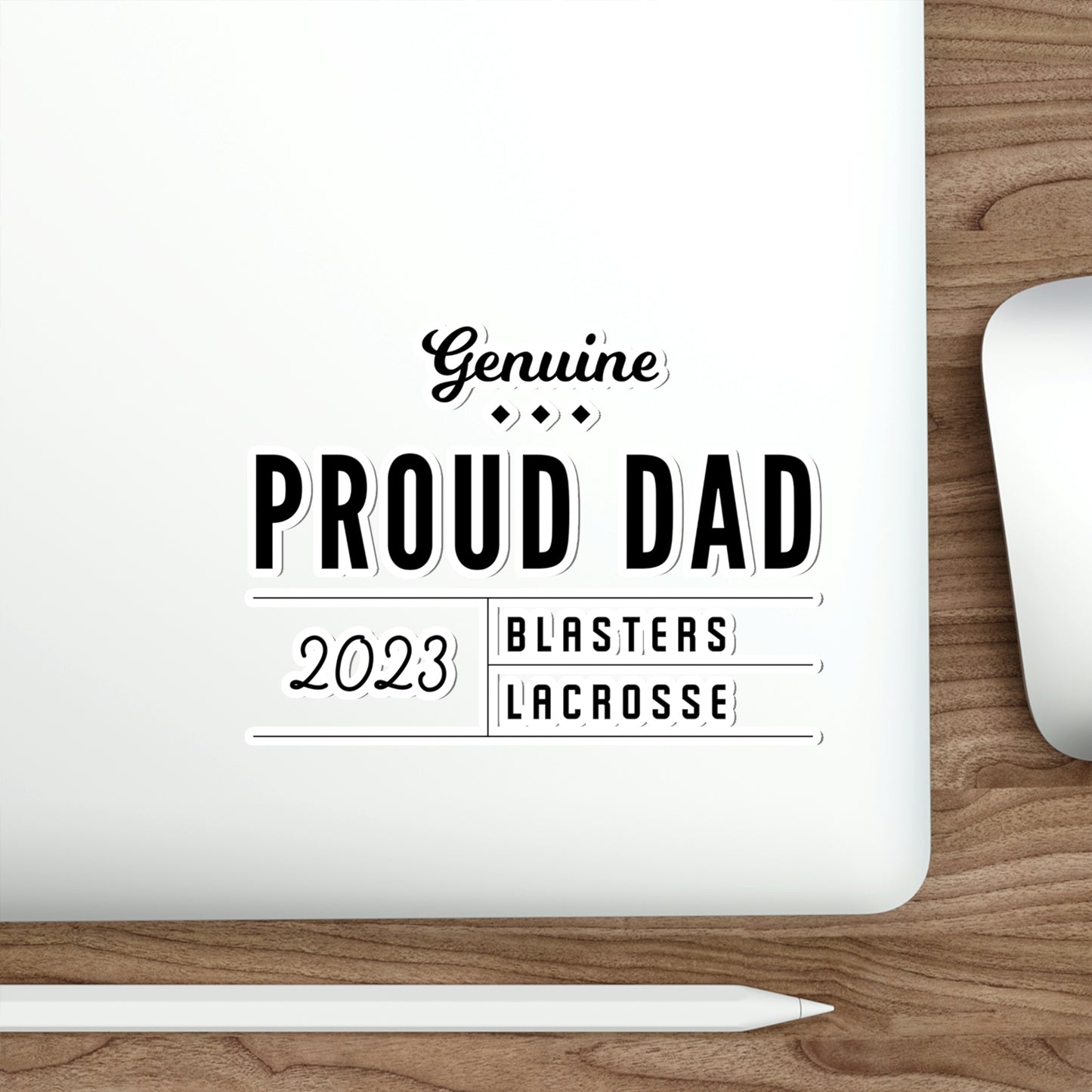 Blasters MS Lacrosse Die-Cut Stickers - Dad
