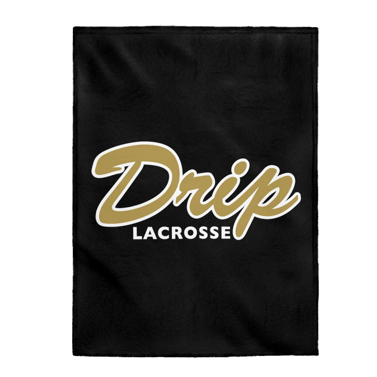 Drip Lacrosse Velveteen Plush Blanket