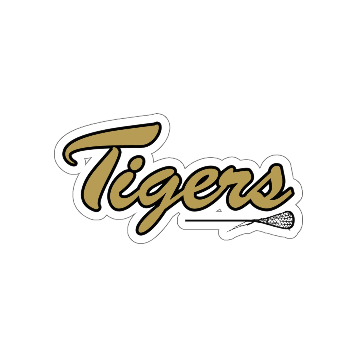 Drip Tigers Lacrosse Die-Cut Stickers