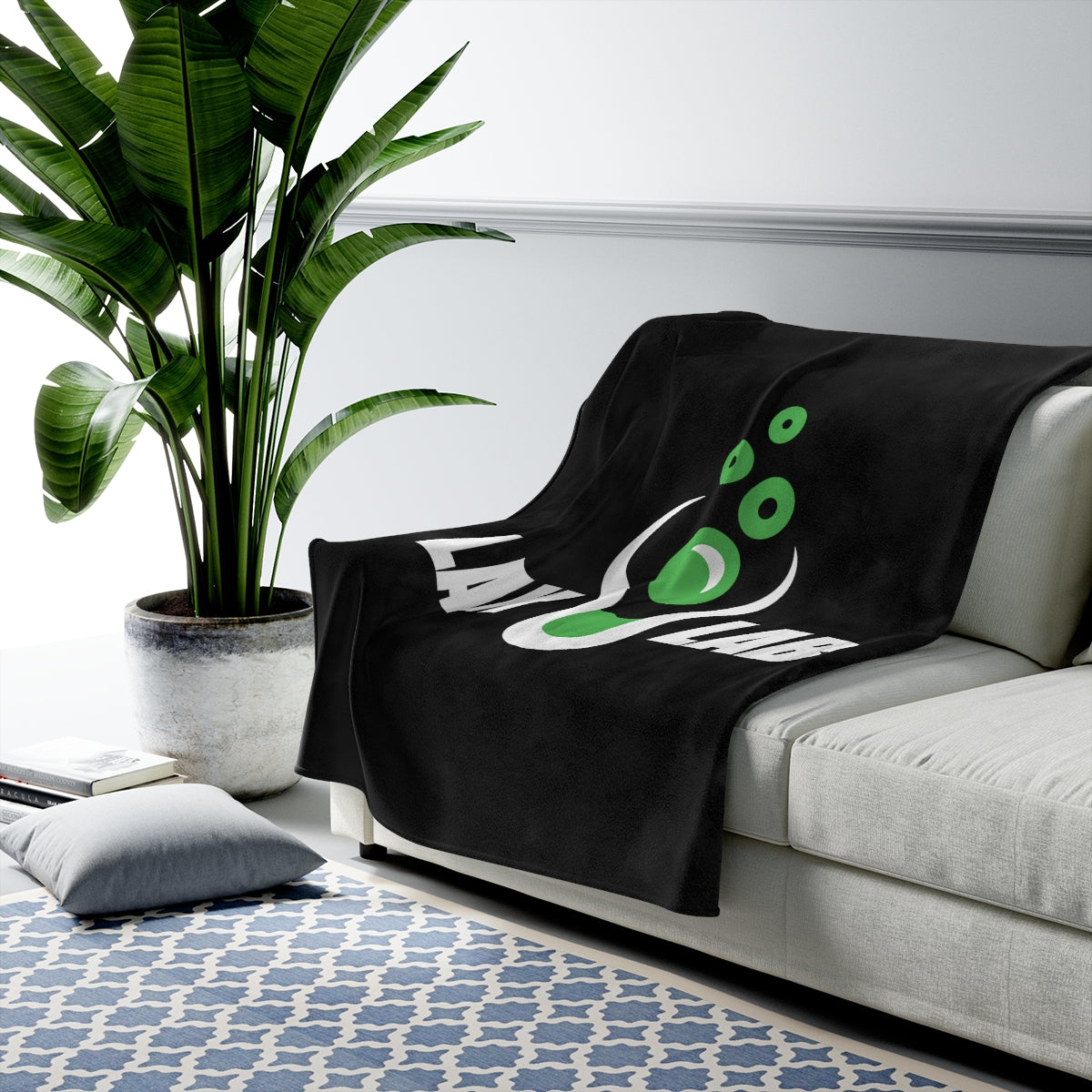 Lax Lab Velveteen Plush Blanket