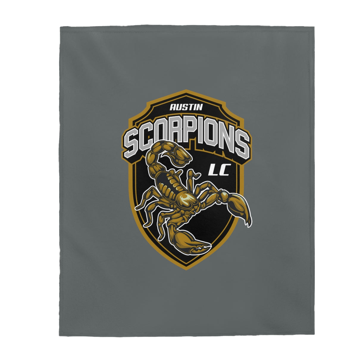 Austin Scorpions Velveteen Plush Blanket