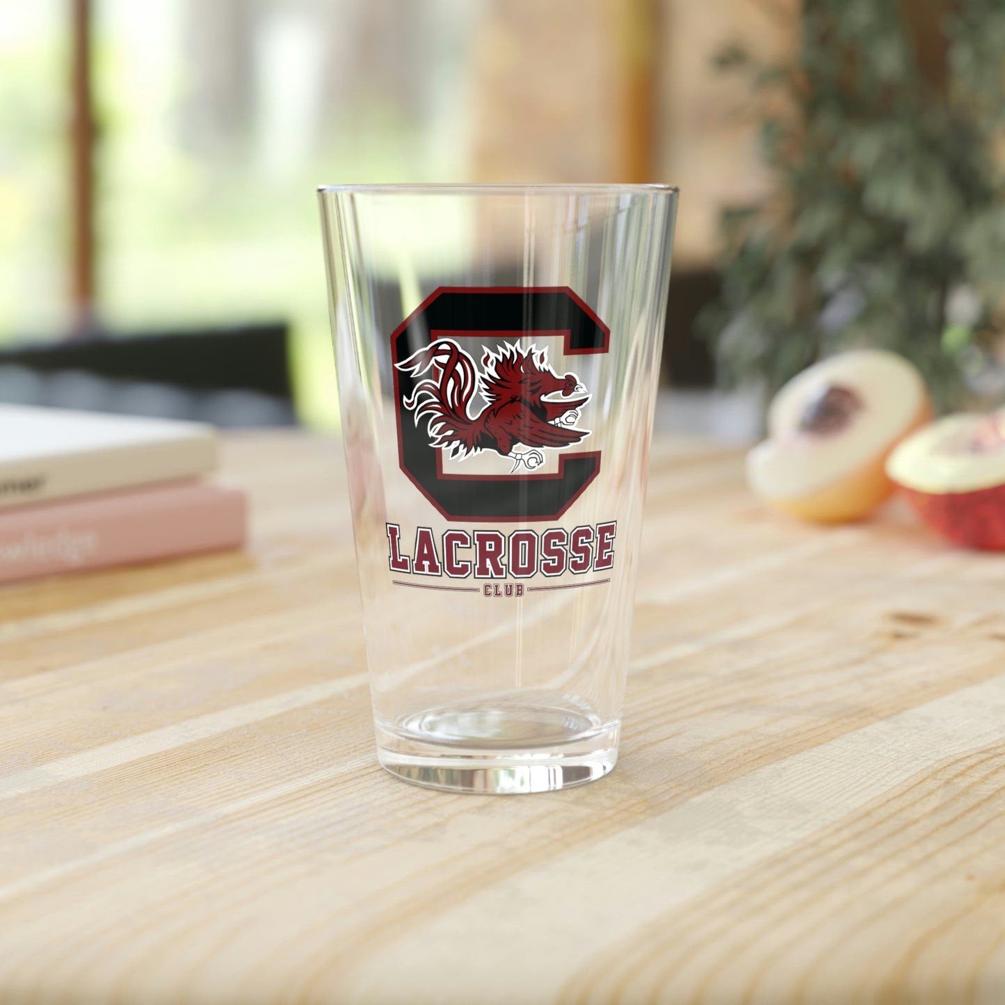 Gamecocks Lacrosse Pint Glass - 16oz