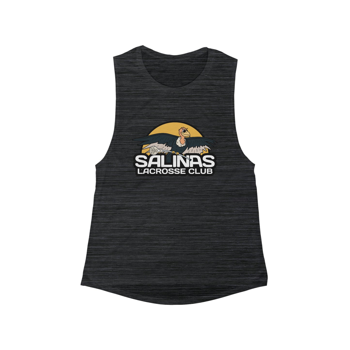 Women's Salinas Lacrosse Bella + Canvas Flowy Scoop Muscle Tank