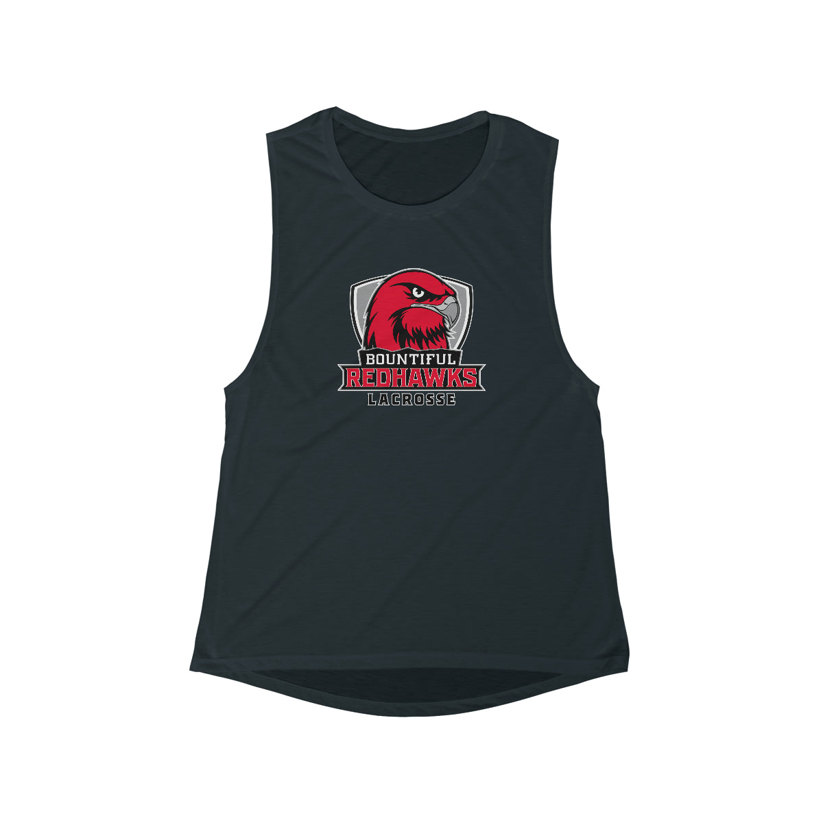 Women's Bountiful Lacrosse Bella + Canvas Flowy Scoop Muscle Tank
