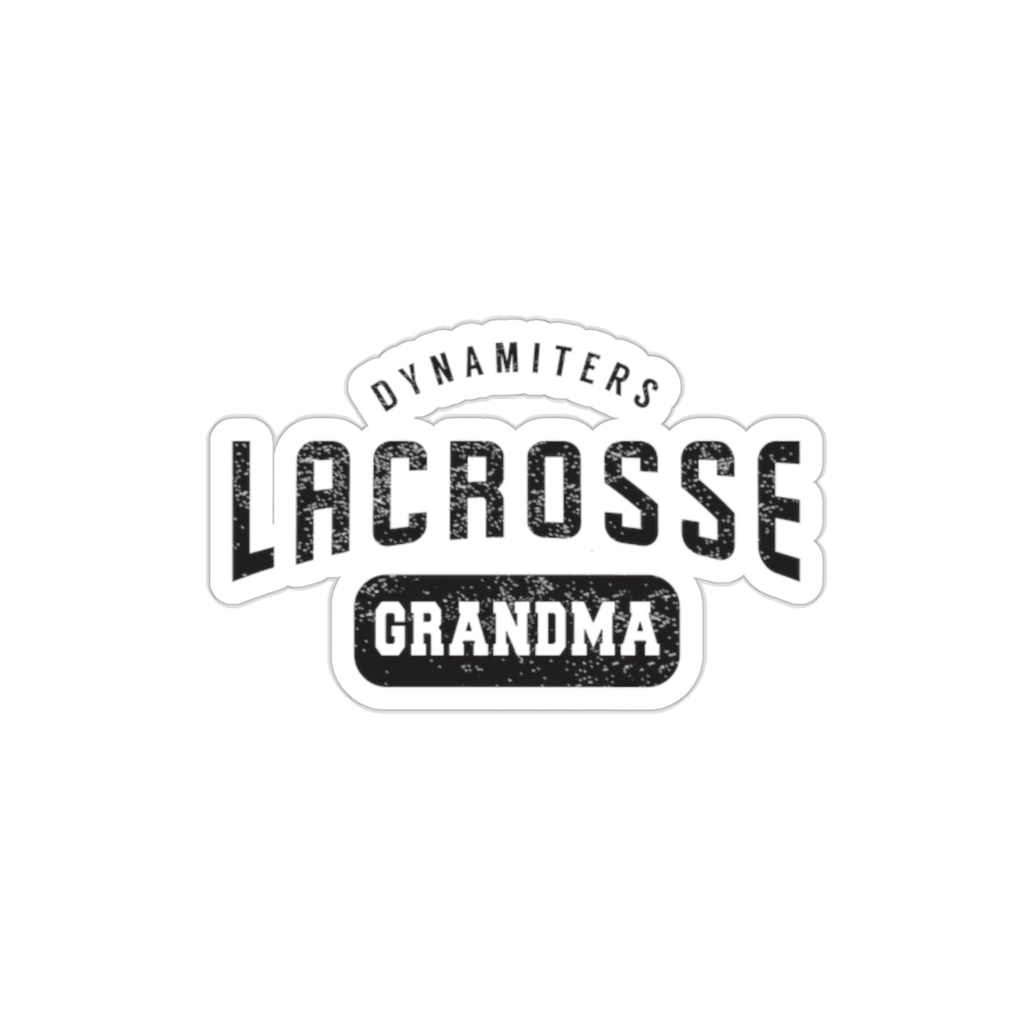 Glendale HS Lacrosse Die-Cut Stickers - Grandma