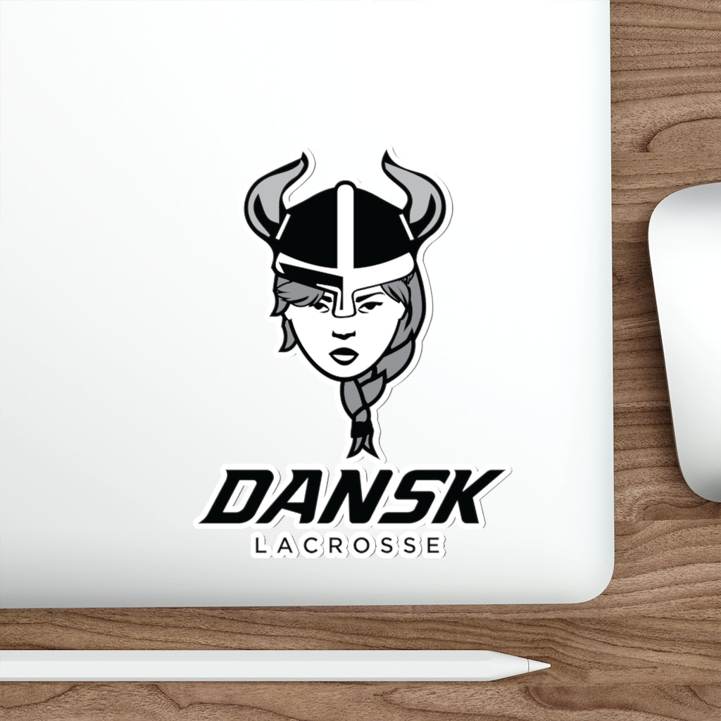 Danish Lacrosse Die-Cut Stickers