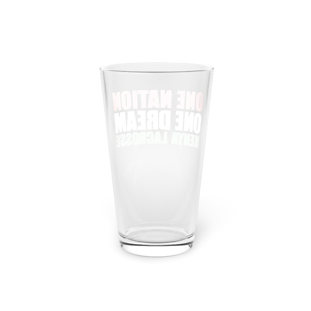 Kenya Lacrosse Pint Glass (16oz)