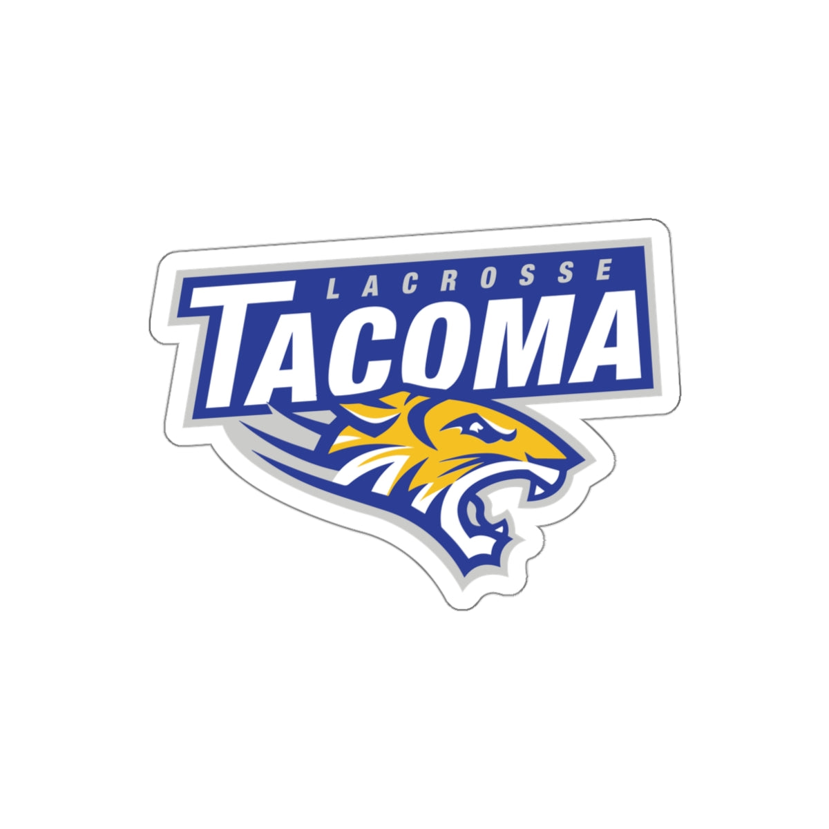 Tacoma Tigers Lacrosse Die-Cut Stickers