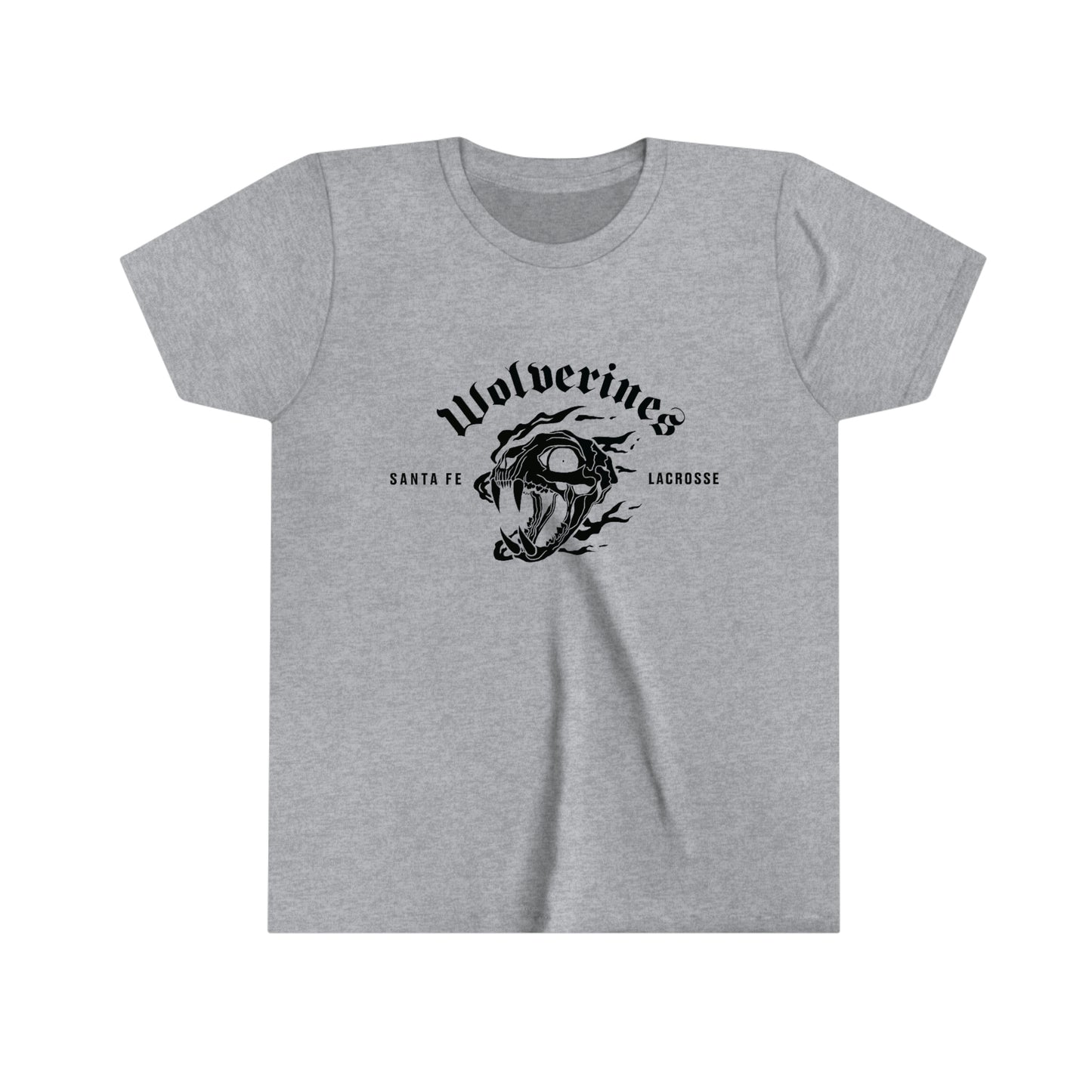 Youth Santa Fe Lacrosse Bella + Canvas Short Sleeve Tee