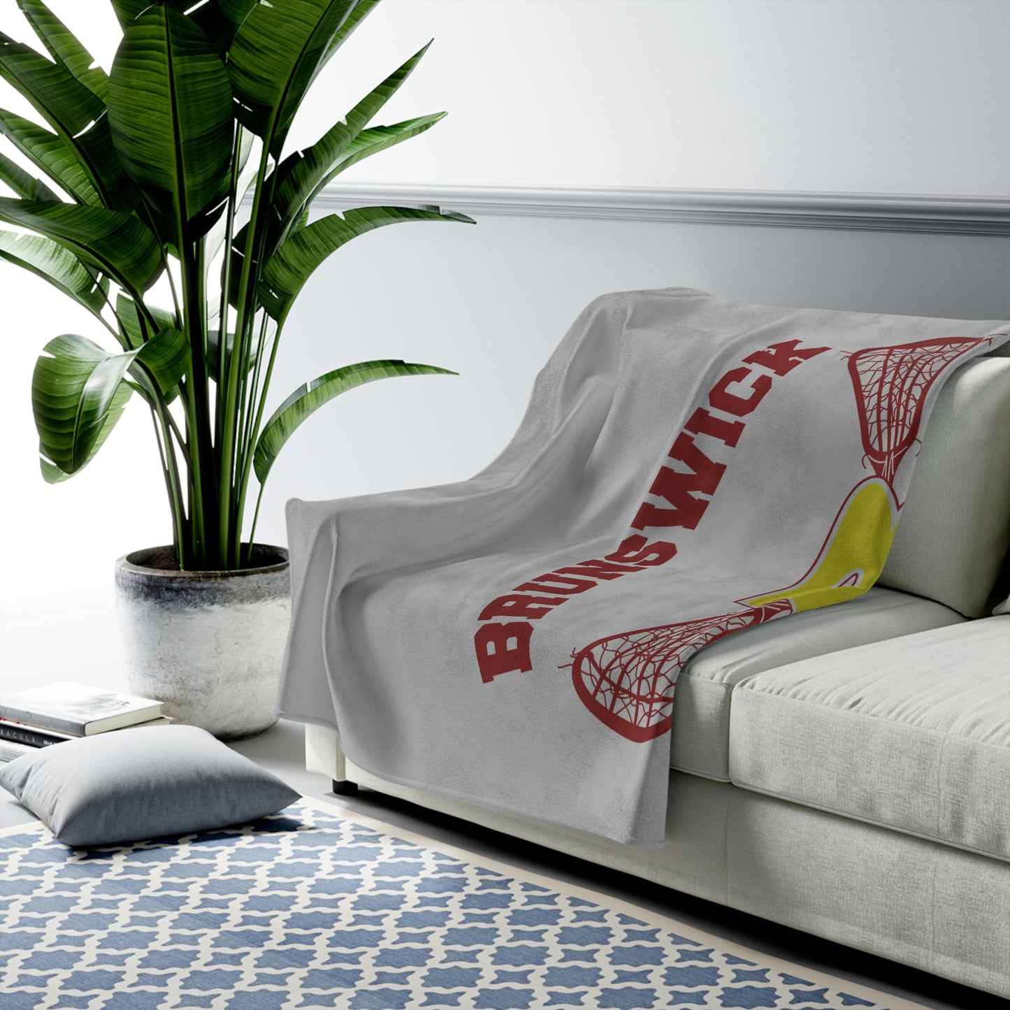 BJR Athletics Velveteen Plush Blanket