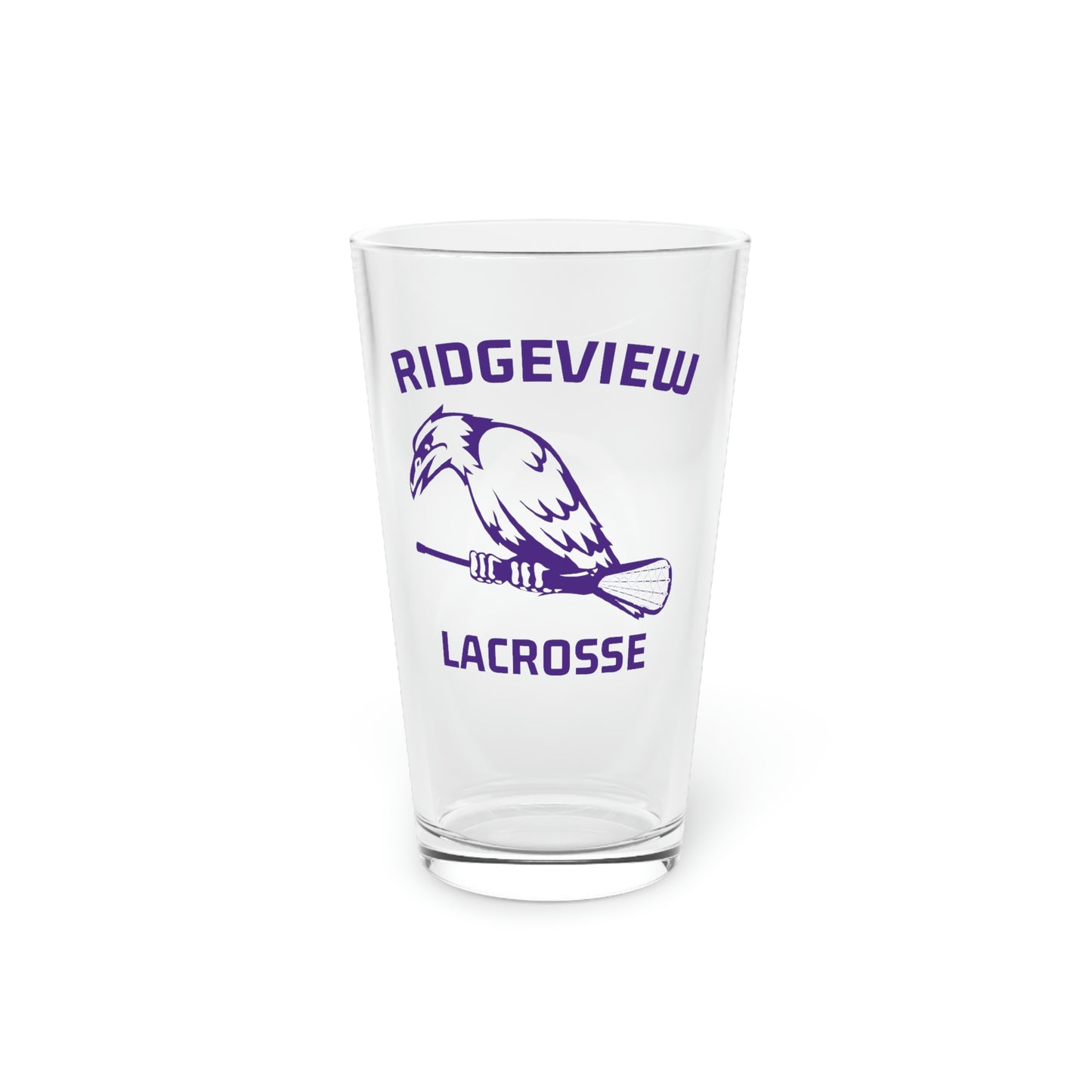 Ridgeview Lacrosse Pint Glass - 16oz