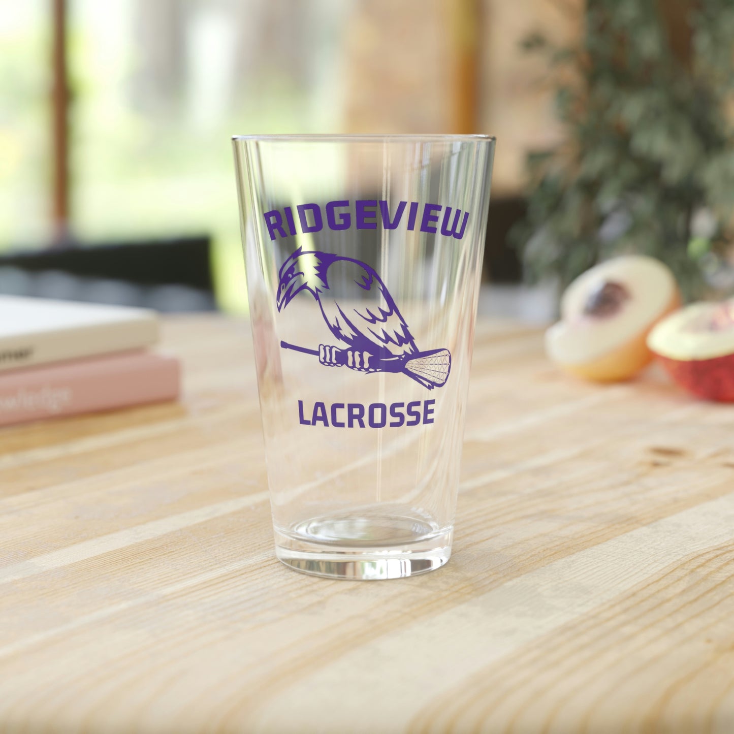 Ridgeview Lacrosse Pint Glass - 16oz