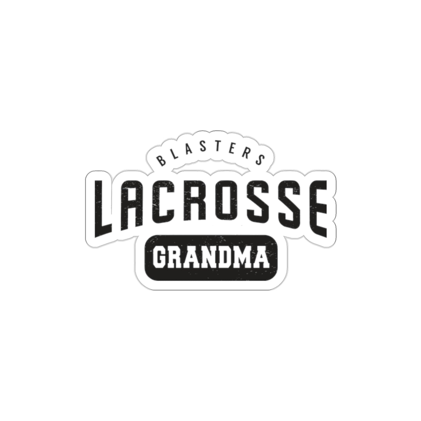 Blasters MS Lacrosse Die-Cut Stickers - Grandma