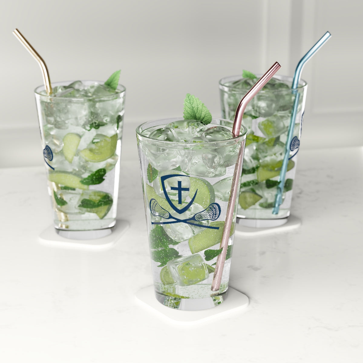 Gonzaga Prep Lacrosse Pint Glass - 16oz