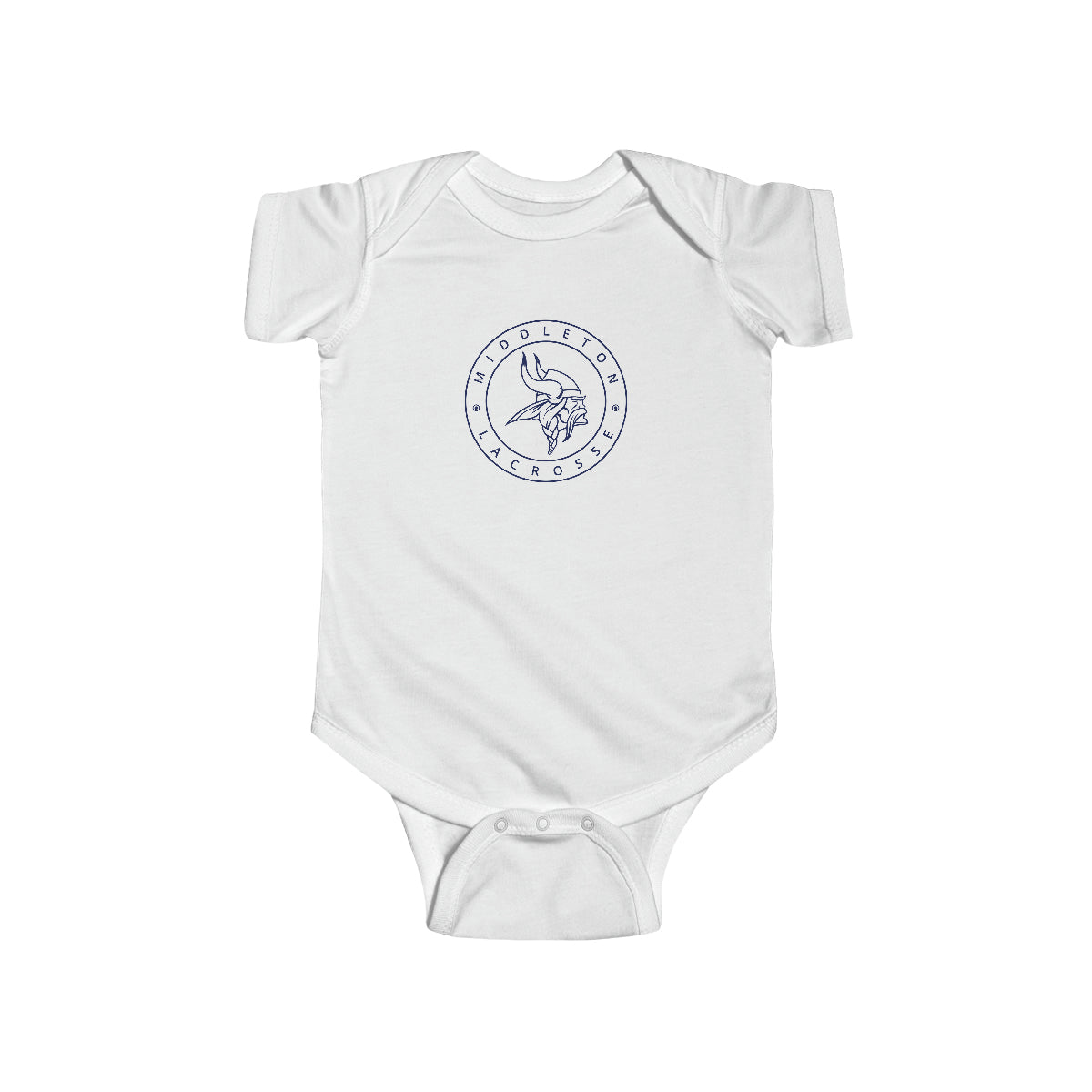 Infant Middleton Vikings Lacrosse Rabbit Skins Onesie