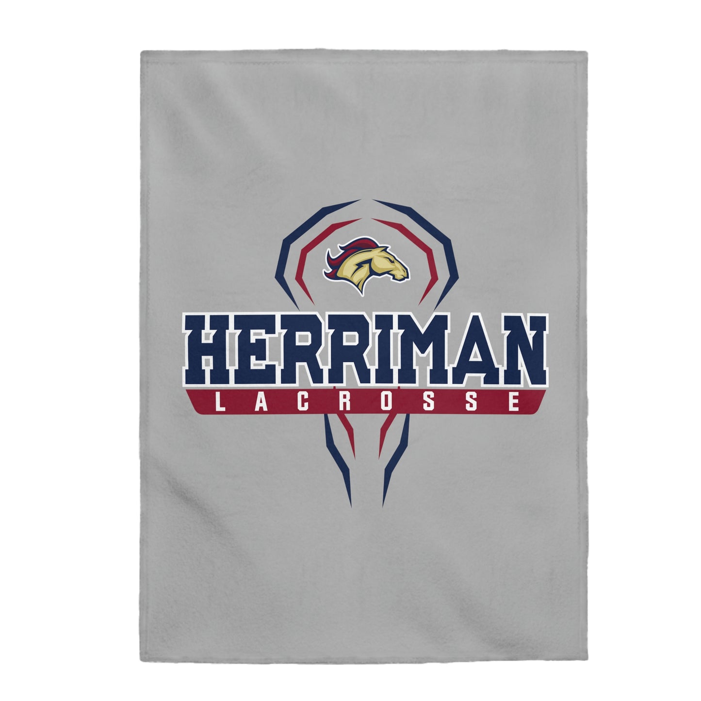 Herriman Lacrosse Velveteen Plush Blanket