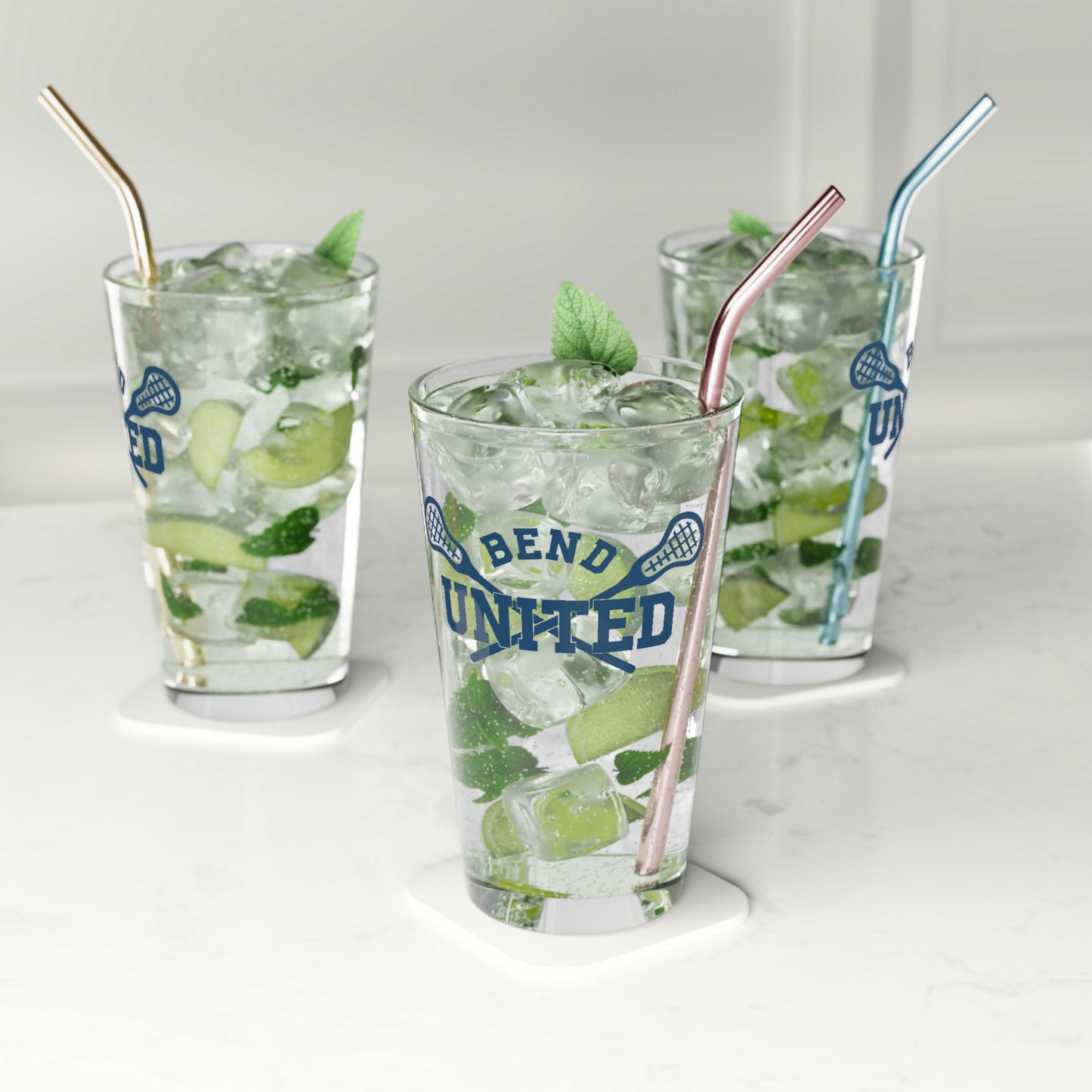 Bend United Lacrosse - Pint Glass