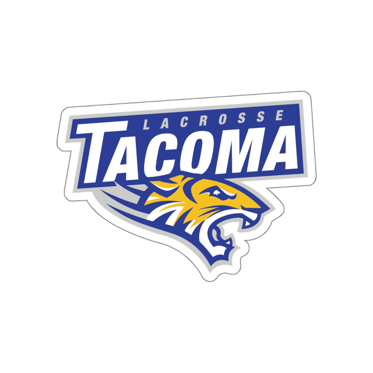 Tacoma Tigers Lacrosse Die-Cut Stickers