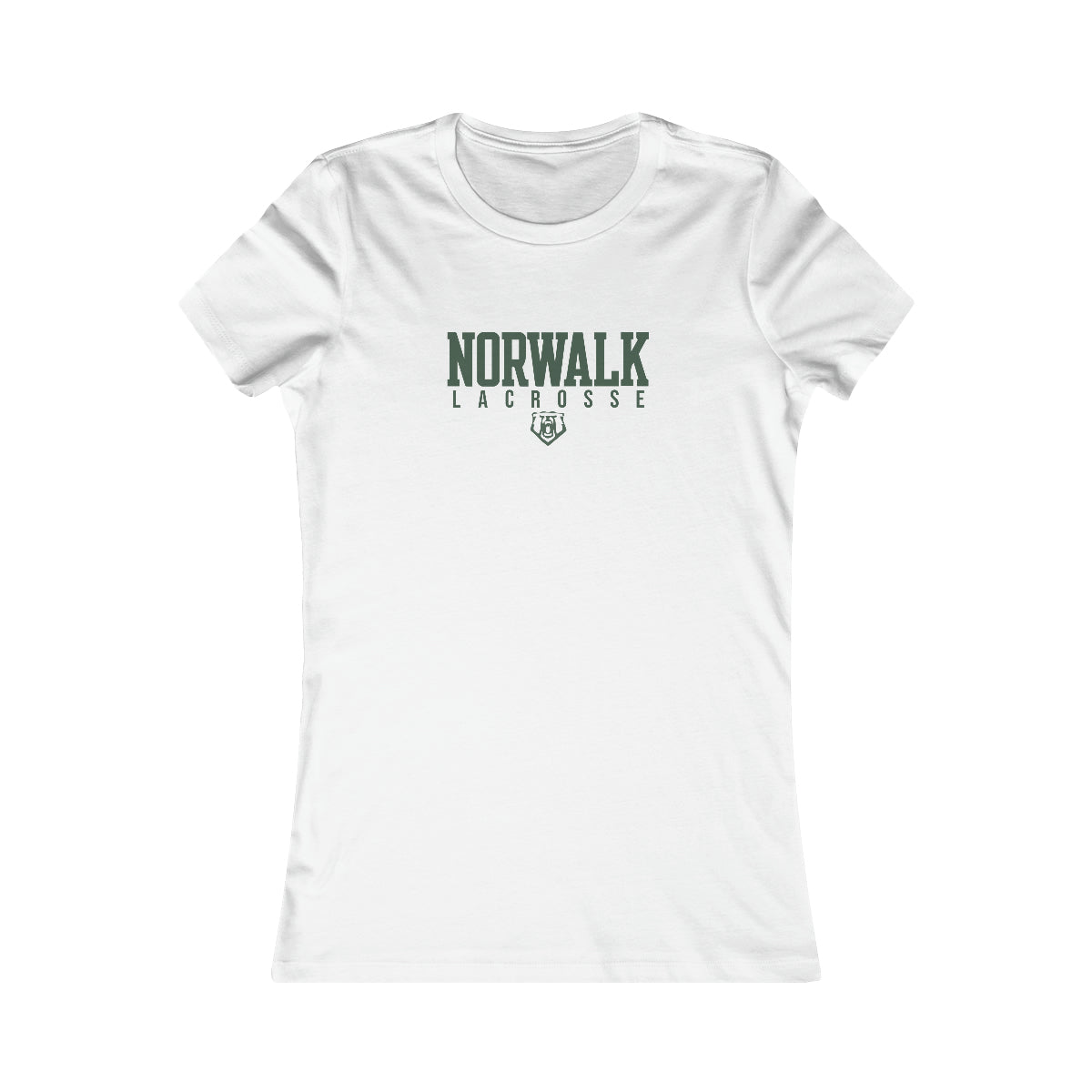 Women's Norwalk Lacrosse Bella + Canvas Short Sleeve Cotton Tee