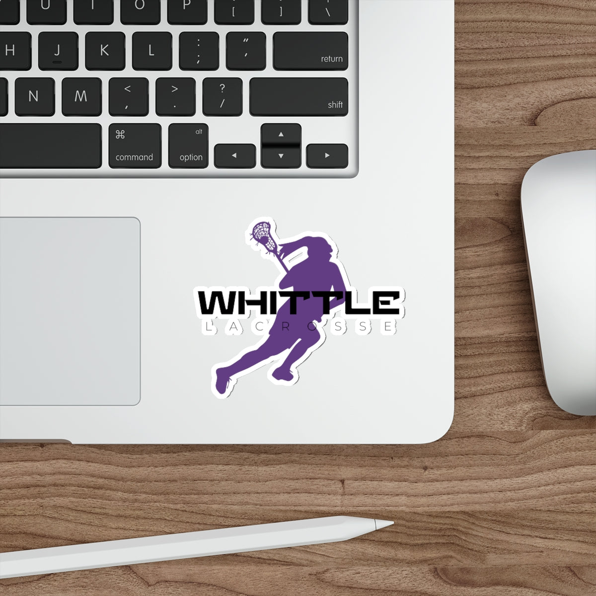 Whittle Lacrosse Die-Cut Stickers