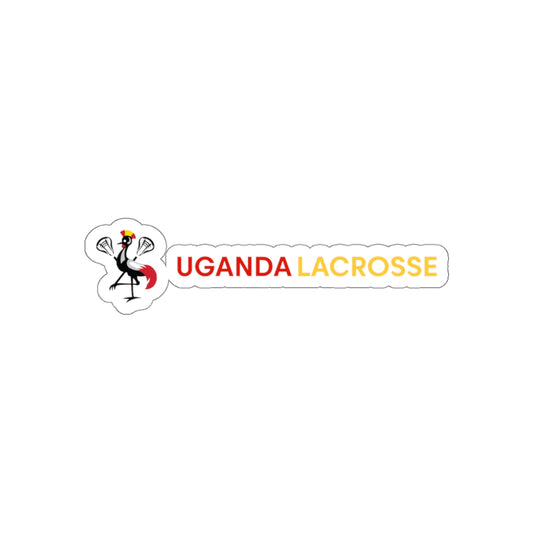 Uganda Lacrosse Die-Cut Sticker