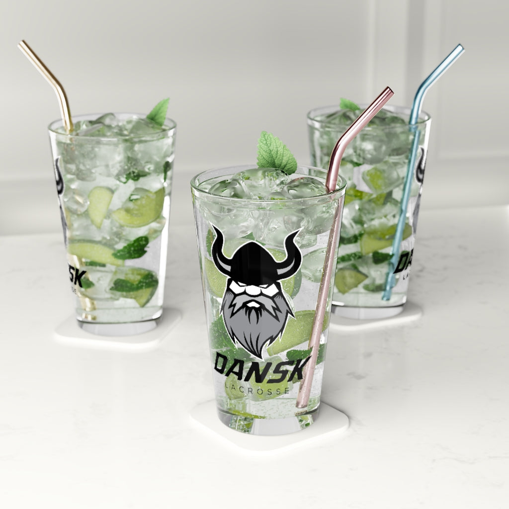 Danish Lacrosse Pint Glass - 16oz